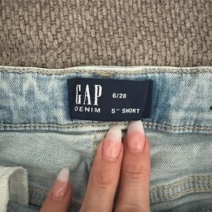 GAP Light Wash Denim Shorts